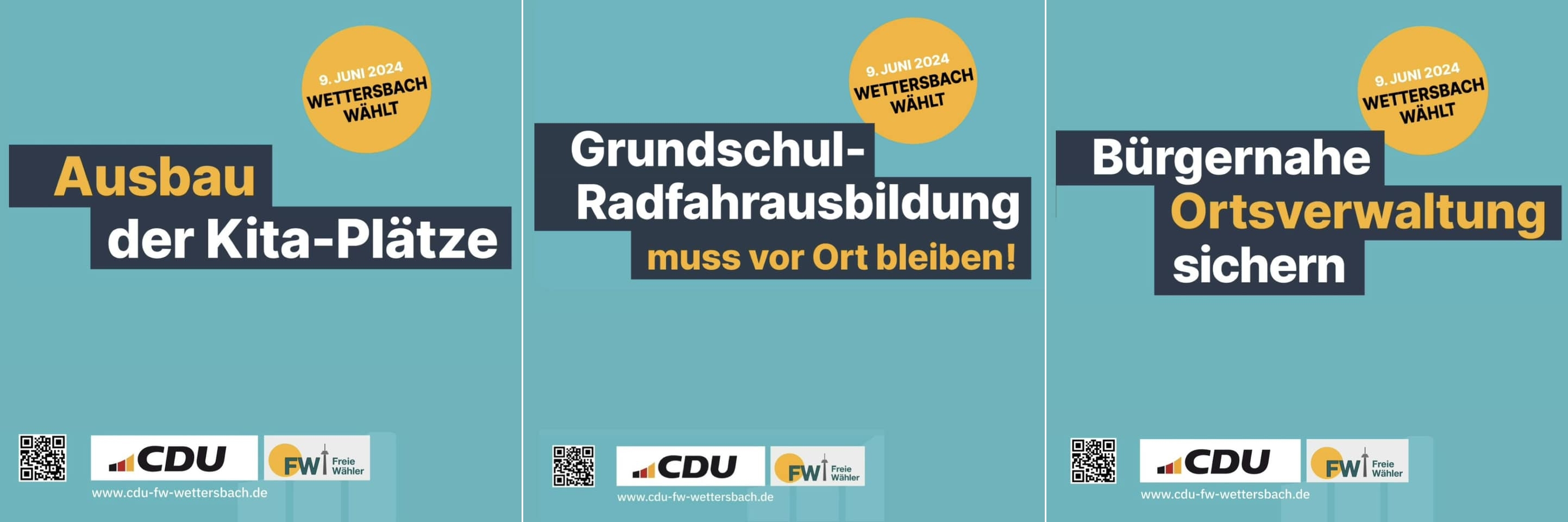 Alexandra Jourdan, CDU/FW - Wahl zum Ortschaftsrat Wettersbach am 09.06.2024